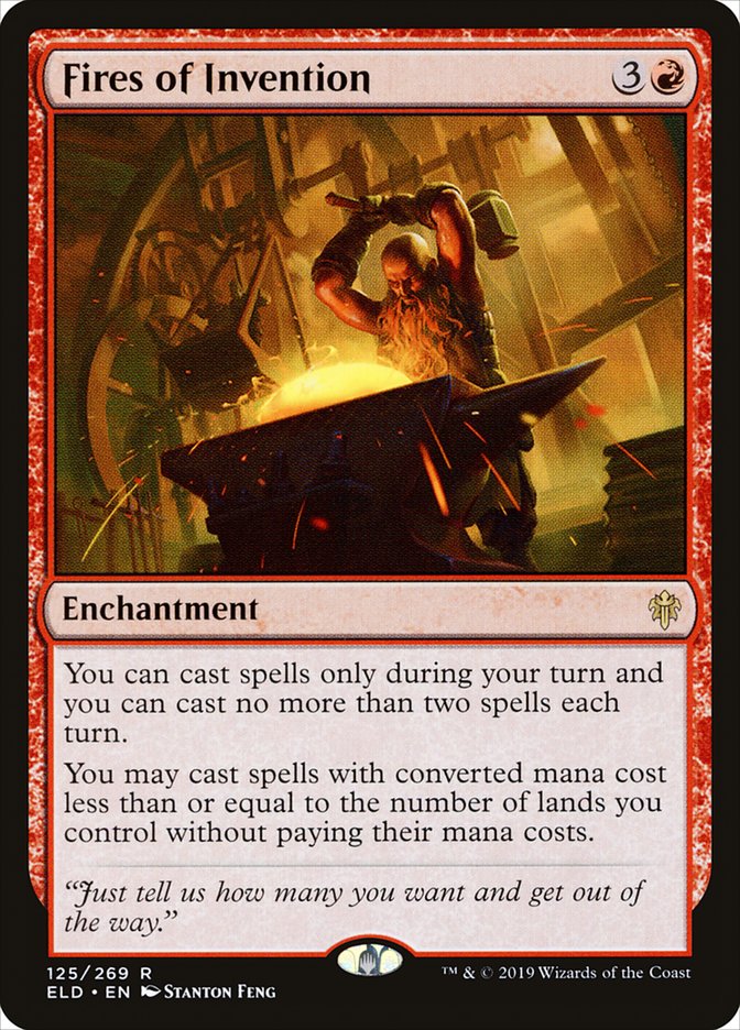 Fires of Invention - Magic the Gathering card